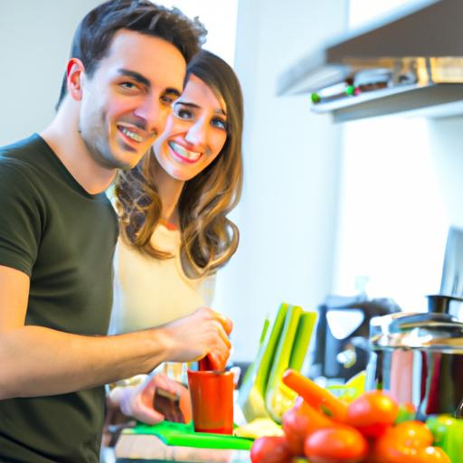 Cặp đôi nấu ăn chay để giúp chữa yếu sinh lý