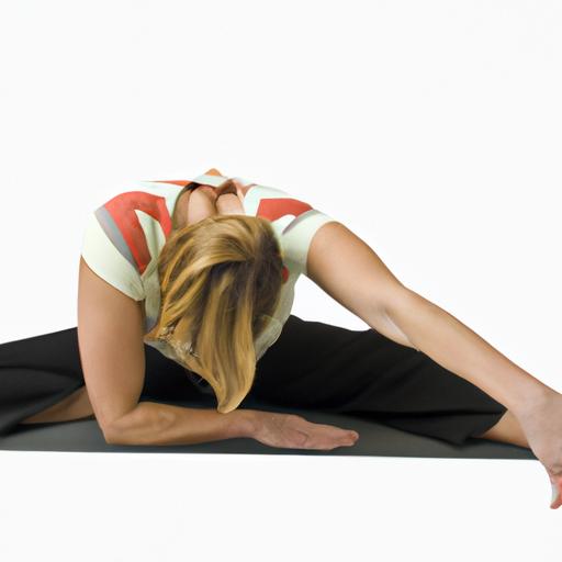 Người tập yoga tập trung vào việc kéo dãn cột sống